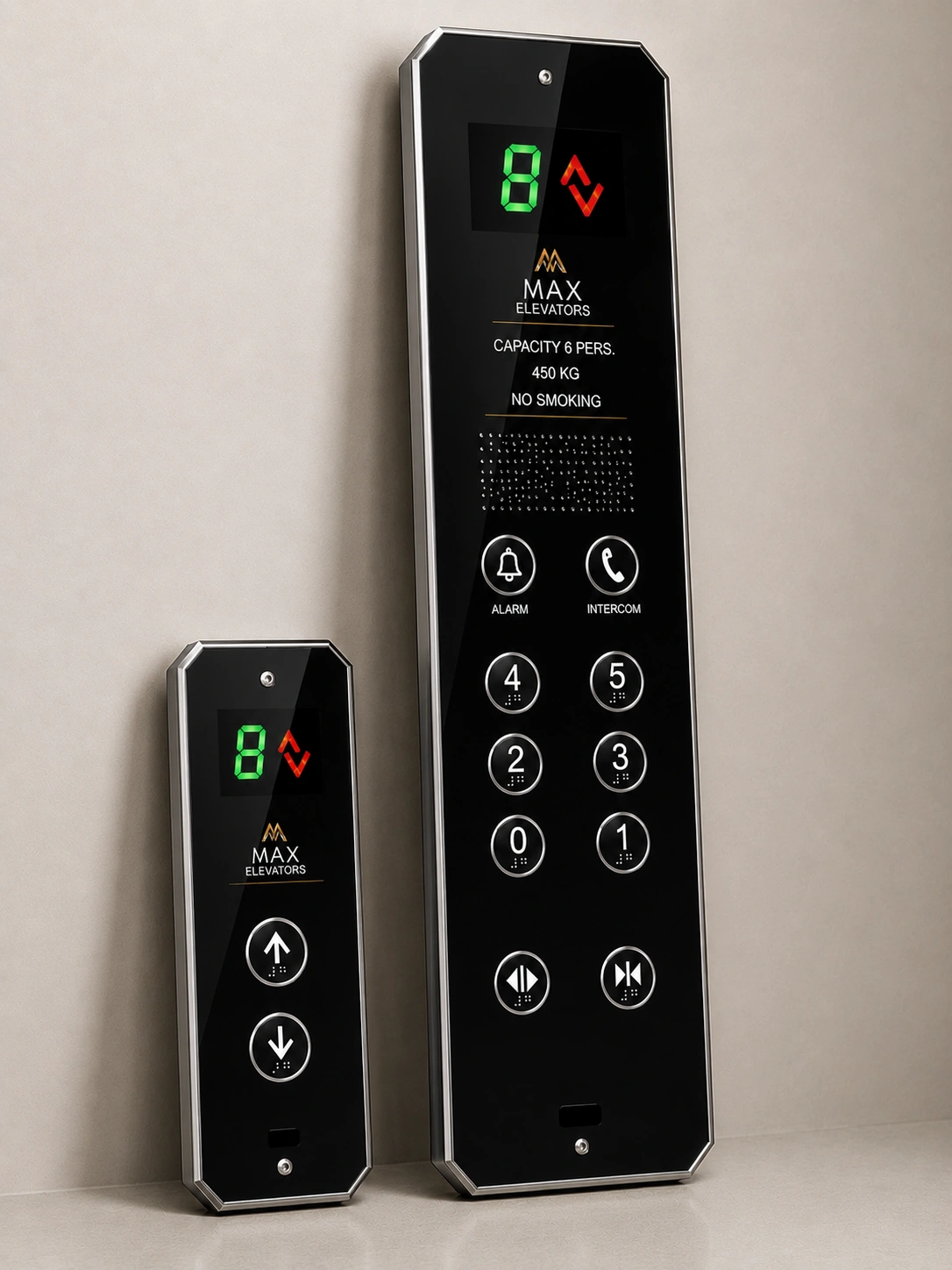 Black Premium Button COP LOP Panel