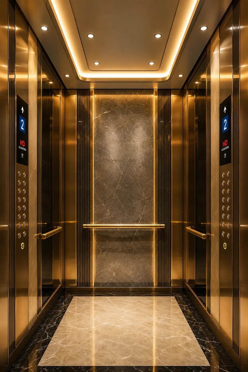 Premium HD Elevators cabin design